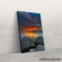 Slika Stones At The Sea Sunset Slika Stones At The Sea Sunset