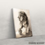 Slika The Wood Lion Slika The Wood Lion