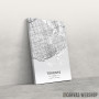 Slika Toronto mapa - white Slika Toronto mapa - white