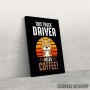 Slika Truck Driver and Coffee Slika Truck Driver and Coffee