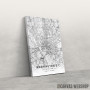 Slika Vašington mapa - white