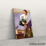 Slika Vintage Pin Up Girl Art Slika Vintage Pin Up Girl Art