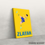 Slika Zlatan Ibrahimovic minimalizam Slika Zlatan Ibrahimovic minimalizam