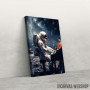 Slika Astronaut i klavir Slika Astronaut i klavir