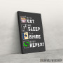 Slika Eat Leep Anime Repeat