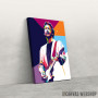 Slika Eric Clapton in red and blue
