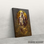 Slika Geralt Yen Ciri Gold art Slika Geralt Yen Ciri Gold art