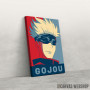 Slika Gojou Satoru red and blue