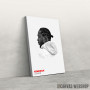Slika Kendrick Lamar minimal white Slika Kendrick Lamar minimal white