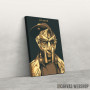 Slika MF Doom gold mask Slika MF Doom gold mask