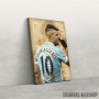 Slika Sergio Kun Aguero number 10 Slika Sergio Kun Aguero number 10
