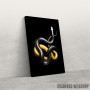 Slika snake black and yellow