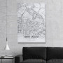 Slika Amsterdam mapa - white Slika Amsterdam mapa - white