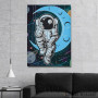 Slika Astronaut Sits On Asteroid Slika Astronaut Sits On Asteroid