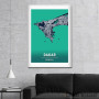 Slika Dakar Senegal - mapa Slika Dakar Senegal - mapa