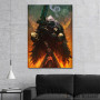 Slika Dark Souls Lone Wolf in fire Slika Dark Souls Lone Wolf in fire
