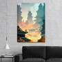 Slika Dark Souls Lone Wolf landscape Slika Dark Souls Lone Wolf landscape