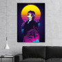 Slika Death Note Kira Synthwave Slika Death Note Kira Synthwave