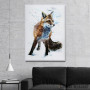 Slika Fox watercolor painting Slika Fox watercolor painting