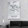Slika Hong Kong mapa - white