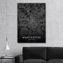 Slika Mančester UK mapa Slika Mančester UK mapa