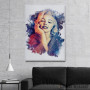 Slika Marilyn Monroe in smoke