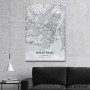 Slika Montreal mapa - white Slika Montreal mapa - white
