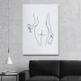 Slika Naked Girl Wine Drinker