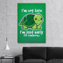 Slika Never late turtle Slika Never late turtle