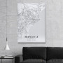 Slika Njukastl mapa - white Slika Njukastl mapa - white