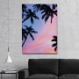 Slika Palm Trees Purple Sky