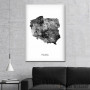 Slika Poljska mapa - crno belo