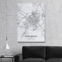 Slika Saragosa mapa - white Slika Saragosa mapa - white