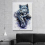 Slika Snow leopard watercolor 3