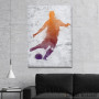 Slika Soccer player painted