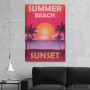 Slika Summer Palm Beach Sunset