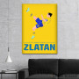 Slika Zlatan Ibrahimovic minimalizam Slika Zlatan Ibrahimovic minimalizam