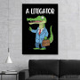 Slika Aligator u odelu Slika Aligator u odelu