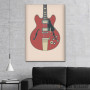 Slika Cherry Vintage Guitar Slika Cherry Vintage Guitar