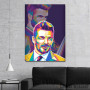 Slika Dejvid Bekam popart