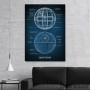 Slika Death Star nacrt Slika Death Star nacrt