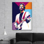 Slika Eric Clapton in red and blue