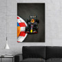 Slika F1 Max Verstappen racing track Slika F1 Max Verstappen racing track