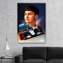Slika George Russell Low Poly Slika George Russell Low Poly