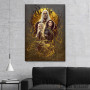 Slika Geralt Yen Ciri Gold art Slika Geralt Yen Ciri Gold art