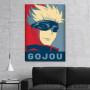 Slika Gojou Satoru red and blue