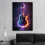 Slika Gitara koja gori Slika Gitara koja gori
