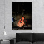 Slika Drvena električna gitara Slika Drvena električna gitara