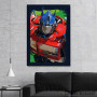 Slika Optimus Prime red truck Slika Optimus Prime red truck
