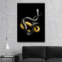 Slika snake black and yellow